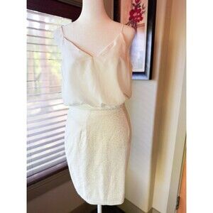 White Dani Collection (M) On Trend Sparkles on skirt
